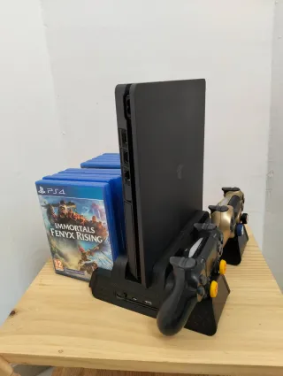 PS4 Negra + 10 Juegos
