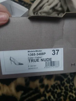 Zapato Salón Nude Martinielli Talla 37