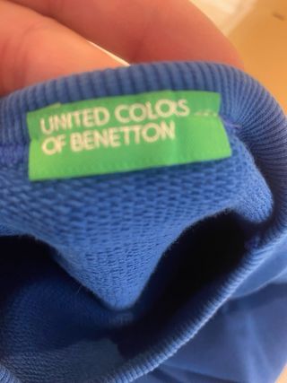 Sudadera Benetton niño 10-11 años