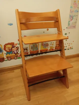 2 Sillas Stokke Tripp Trapp Madera originales