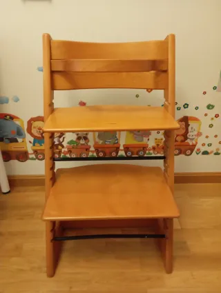 2 Sillas Stokke Tripp Trapp Madera originales