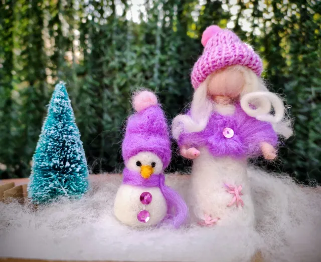 Scena invernale ispirazione Waldorf