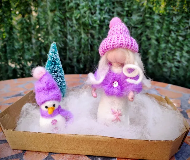 Scena invernale ispirazione Waldorf