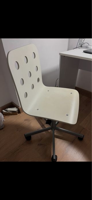 Silla de escritorio madera y metal