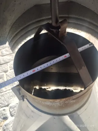 Cabezal , sombrerete, salida humos,chimenea