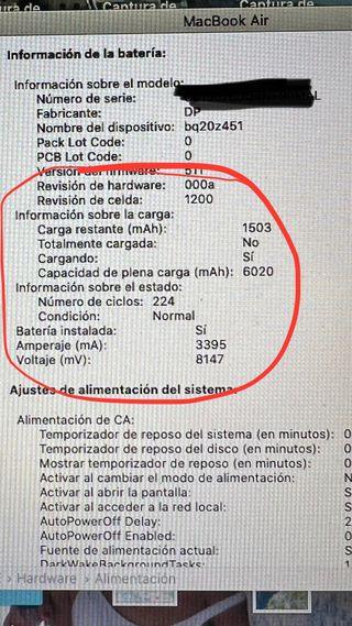 MacBook Air 13 2015 Plata