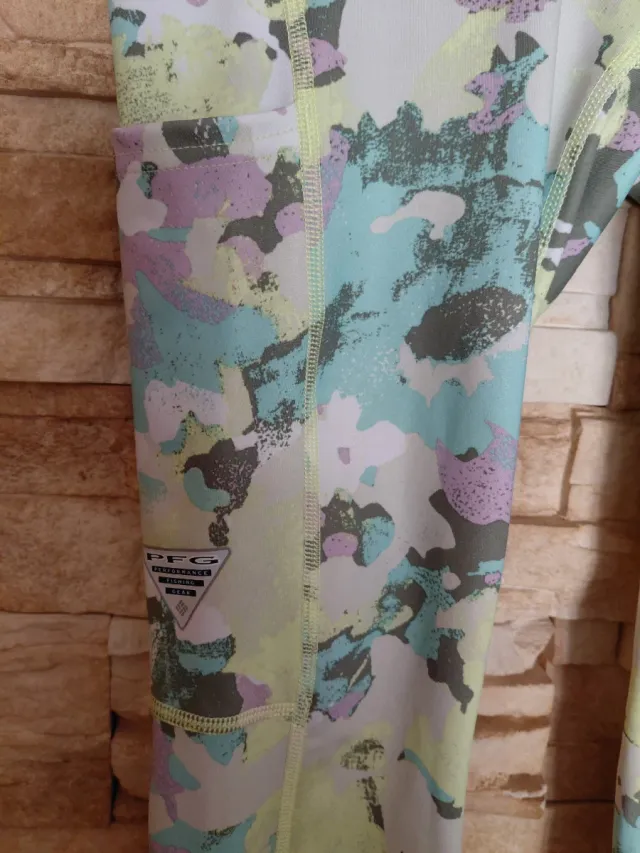 Leggings Columbia Talla S Estampado Multicolor