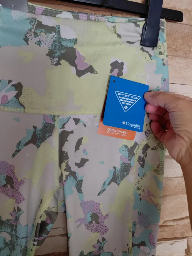 Leggings Columbia Talla S Estampado Multicolor