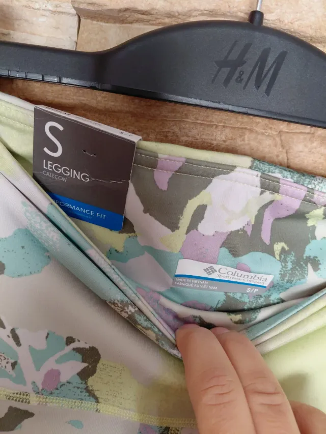 Leggings Columbia Talla S Estampado Multicolor