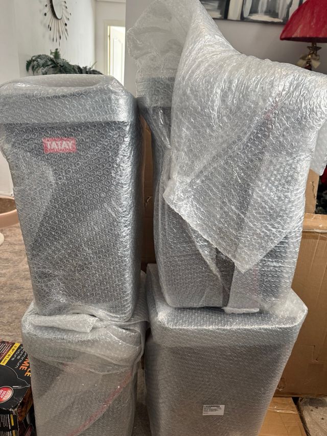 Cubo de basura Tatay gris