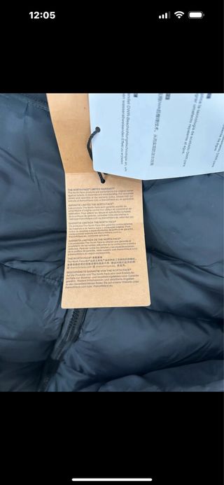 Chaqueta The North Face Negra Talla L