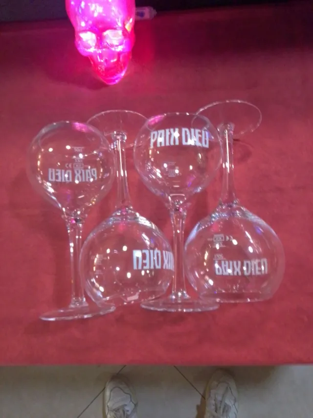 Set 4 Bicchieri Paix Dieu