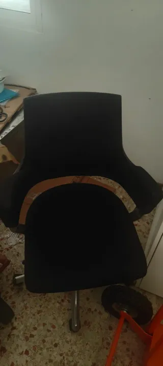 Silla de oficina de cuero