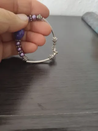 Reloj Lotus y Pulsera Calavera Morada