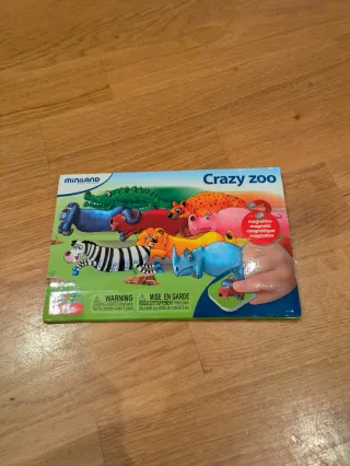 Miniland Crazy Zoo Juego Magnético