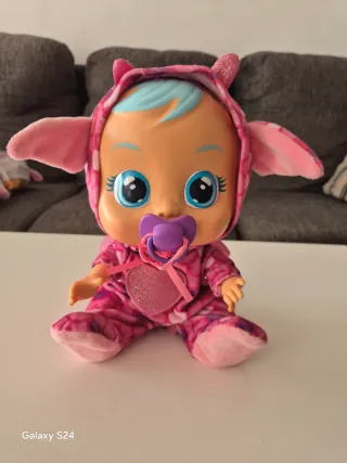 Bebé Llorón Dragob con Pijama Rosa