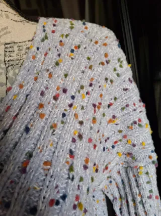 Jersey Tintoretto Celeste Pico Fantasía Talla L