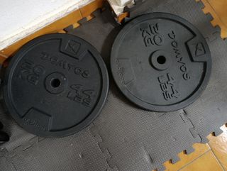 Discos de pesas DOMYOS 20 kg