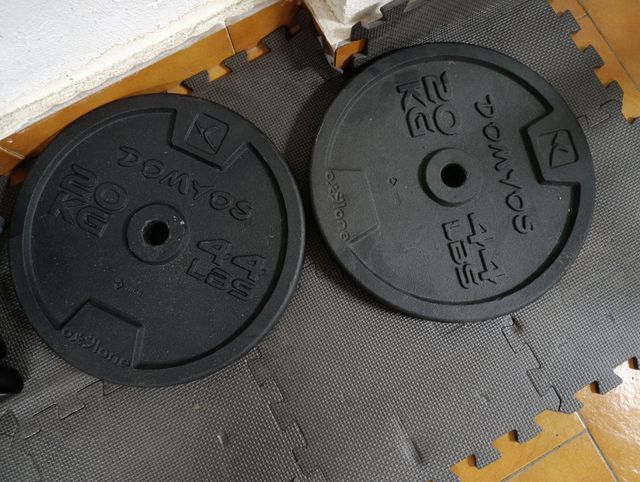 Discos de pesas DOMYOS 20 kg