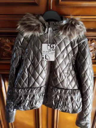 Giubbino donna trapuntato con cappuccio