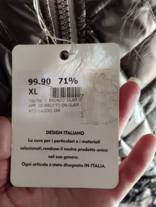 Giubbino donna trapuntato con cappuccio