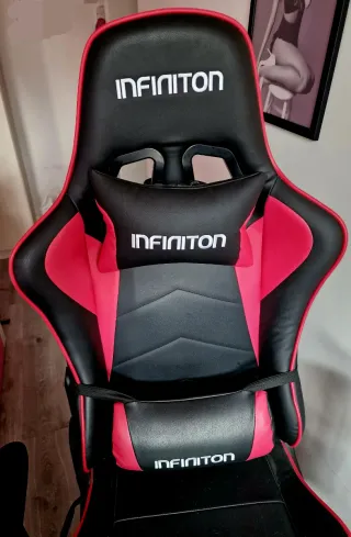 Silla Gaming Infiniton Negra y Roja