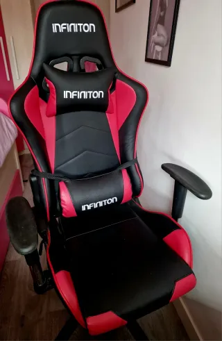Silla Gaming Infiniton Negra y Roja