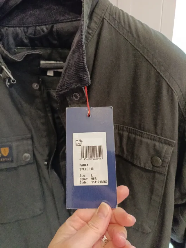 Chaquetón verde militar hombre