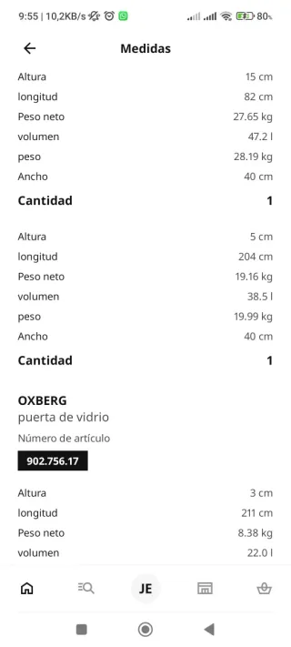 Nueva a desprecintar! Vitrina IKEA BILLY/OXBERG