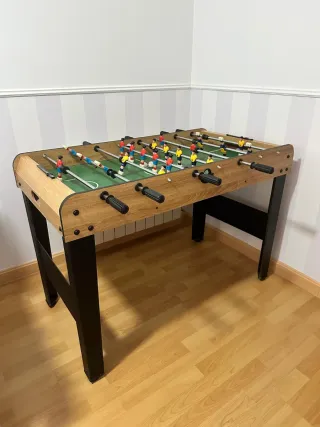 Futbolín de mesa alto 80,ancho 60,largo 110