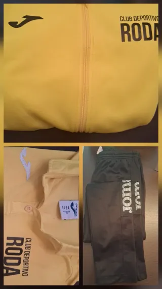 Conjunto Roda CF Joma Talla S Chándal + Camiseta