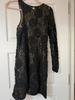 Vestido fiesta lentejuelas L