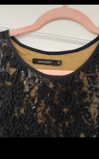 Vestido fiesta lentejuelas L