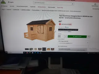 Tejas Hexagonales Marrón Leroy Merlin (Paquete)