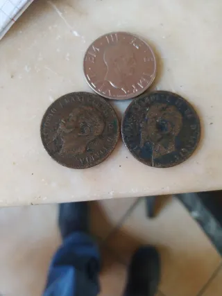 3 Monete Antiche - 10 Centesimi