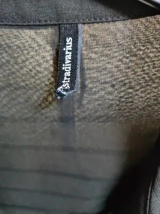 Camisa transparente negra