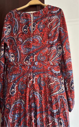 Vestido Springfield estampado paisley Rojo