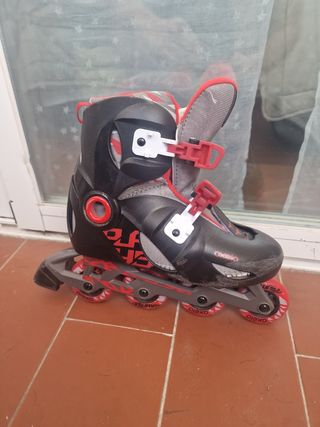 Patines Oxelo Talla Ajustable Niños y protectores