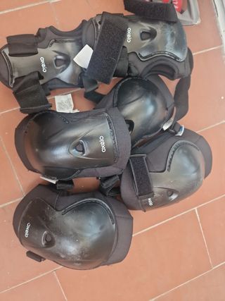 Patines Oxelo Talla Ajustable Niños y protectores