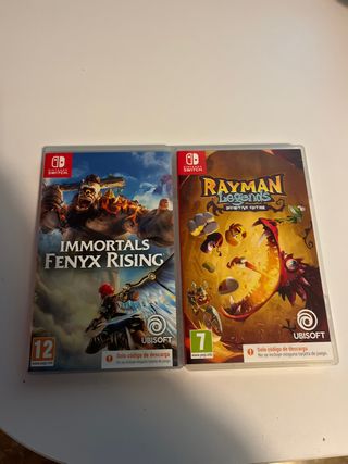 2 Carátulas Juegos Nintendo Switch (Sin Juego)