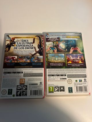 2 Carátulas Juegos Nintendo Switch (Sin Juego)