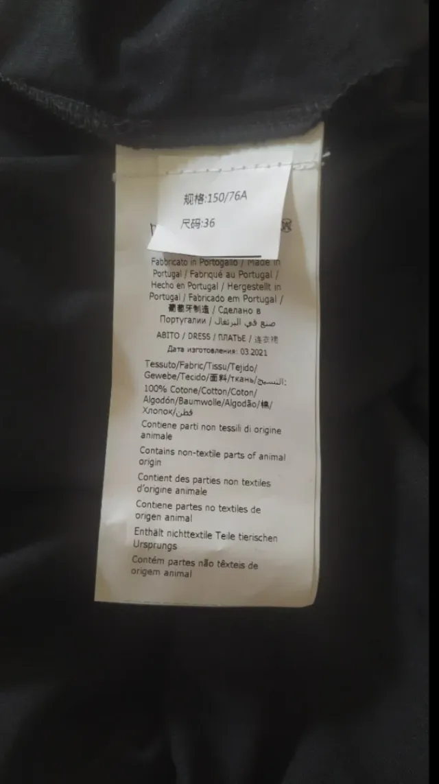 Abito Moschino Couture nero