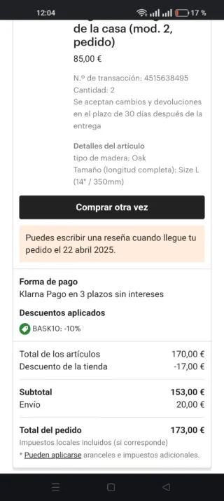 Estantes de madera de roble macizo hechos a mano