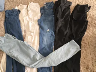 Lote 7 Pantalones Pitillo Talla 34/36