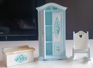 Set 69 pezzi per casa delle bambole o decorazione