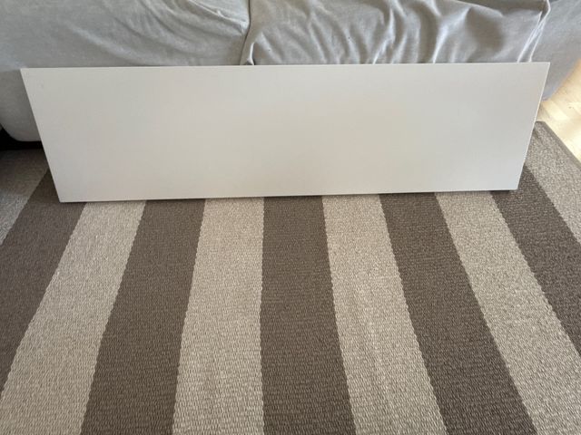 Cabecero de madera maciza blanco