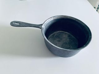 Olla Ferroviaria Carbón Metal Negra/Gris