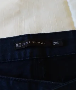 Pantalón mujer Zara Woman azul