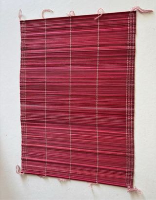 2 Sousplat Palhinha Rosa/Vermelho