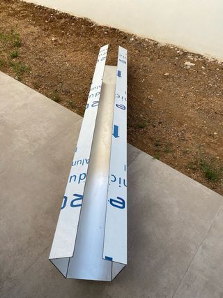 Cubre columna de aluminio